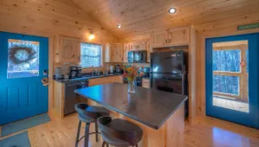Not-so-Tiny cabin. King Bed and Secure Dog Yard. - Image 5