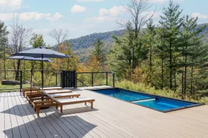 Fawn Hill: Elevated Log Cabin w/ Year-Round Pool - Image 4