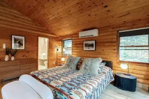 Fawn Hill: Elevated Log Cabin w/ Year-Round Pool - Image 5