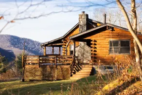 Fawn Hill: Elevated Log Cabin w/ Year-Round Pool - Image 2