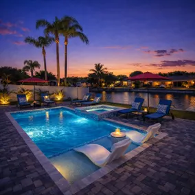 Waterfront, Spa, Htd Pool, Billiards, Lanai, Canal - Image 4