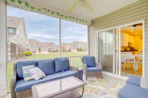 Shuttle to Beach: Millville Townhome w/ Porch - Image 2