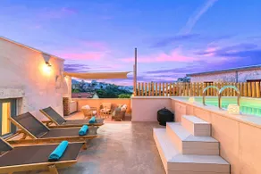 Villa Mirage Kournas Rooftop Sunset by Posarelli - Image 5