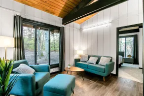 Private 1 Bed w/Loft on 5 Wooded Acres + Rock Wall - Image 3
