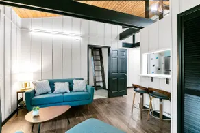 Private 1 Bed w/Loft on 5 Wooded Acres + Rock Wall - Image 4