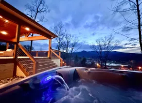Glamp House Lake and Mountain Views Hot Tub by Hiawassee Glamping - Image 2