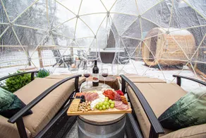 Modern Luxe A-Frame w/ Dome, Hot Tub & Sauna - Image 3