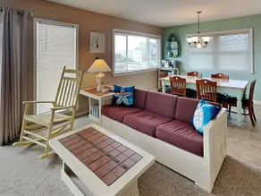 TILBAGE ET BIT: 4 BR / 3 BA anden række med havudsigt i Surf City, 8 sovepladser - Image 4