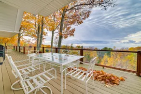 17 Mi to Skiing! Lake-View Michigan Home w/ Deck - Image 2