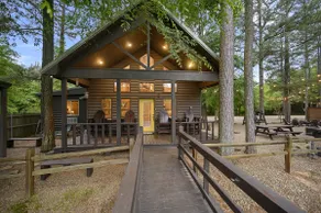 River Ridge ~ 2 story riverfront cabin with hot tub, game room and kayaks - Image 3