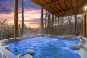 Outdoor Fireplace TV Hot Tub Pool Table Arcade - Image 2
