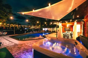 Waterfront w/ Beach Htd Pool Cinema Game Room Spa - Image 4