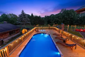 5BR Lux Cabin w HotTub Sauna Pool FirePit GameRoom - Image 2