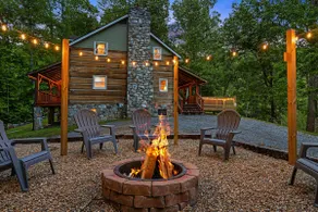Hot Tub, Game Room & Fire Pit: Canton Log Cabin - Image 2