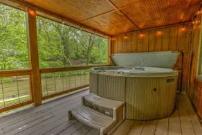 Pet Friendly Creekside Cabin + Hot Tub + Fire Pit - Image 2