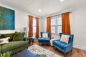 Retro Glam: Colorful Mid-Century Haven Apt 2 - Image 2