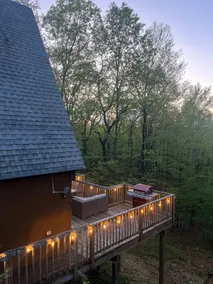 Poconos A frame HotTub/Sauna/Fire pits/xl deck - Image 2
