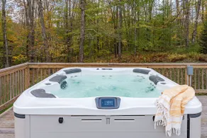 Treetop deck, hot tub, and chef's kitchen - Image 2