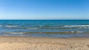 Little White Cottage Lake Michigan sandy beach - Image 4