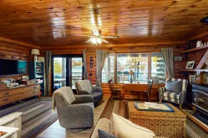 2BR lakefront with hot tub, dock, & 50ft shoreline - Image 2