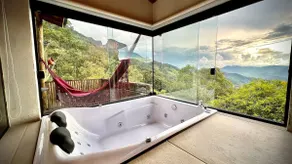 Cabana Rinoceronte - tub overlooking Pedra do Baú - Image 4