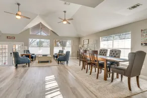 Riverfront home on Lake Seguin with dock, kayaks, beautiful views & air hockey - Image 4