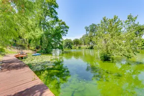 Riverfront home on Lake Seguin with dock, kayaks, beautiful views & air hockey - Image 3