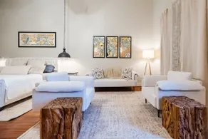 Artistic loft w/ fire pit & balcony - Image 5