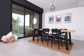 Modern 1BR Balcony & Pool in Flats at The Village - Image 3