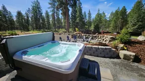 10-acre forest retreat with hot tub and fire pit - Image 5