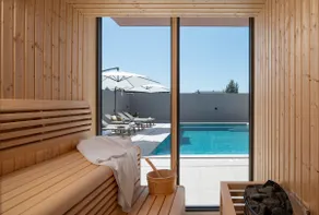 New Villa 55 - Vrsi heated pool jacuzzi sauna - Image 4