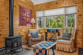 Cabin at Sleepy Creek - Creek Access, Wifi, Pet Friendly, Fire Pit, Charcoal Grill, Screen Porch, Wood Stove, Deck, Family Friendly - Image 5