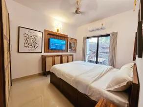 Chic 1BHK Serviced Apartment W/ Pool in Assagao - Image 3