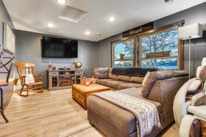 Fire Pit + Dock: Lakefront Cabin in Zimmerman! - Image 3