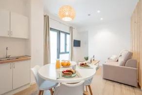 Mediterraneum, Apartment with double bed and sofa. - Image 3