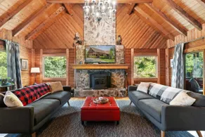 Mountaintop Cabin w/ Poolside Sunsets! - Image 3