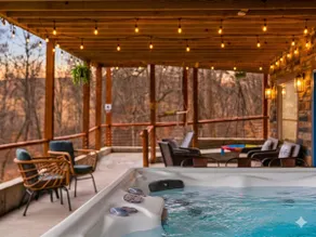 Indoor Pool Hot Tub Sleep 20 Game Trails Fire Ring - Image 3