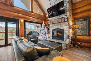 Luxury 5BR Waterfront Log Home + Sauna & Hot Tub - Image 5