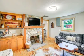 Deck & Scenic View: Historic Cabin in Piney Creek! - Image 4