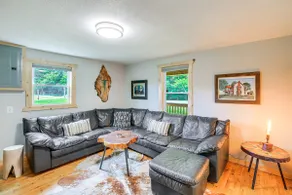 Deck & Scenic View: Historic Cabin in Piney Creek! - Image 3