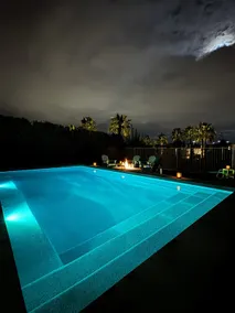 New Modern Retreat Views Pool Spa Fire Pit Charger - Image 2