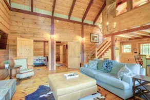 Firepit, Log Cabin, Views, Fireplace, pet friendly - Image 2