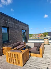 Beach oasis penthouse with magnificent roof terrace and - Image 4