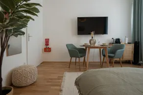Bright Modern Studio in Center with a Queen Bed - Image 4