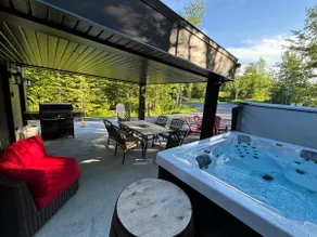 Cottage on the Pic-Bois Trails | Hot tub - Image 2