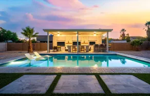 The Palm Putt Heated Pool Golden Tee Bocce - Image 3