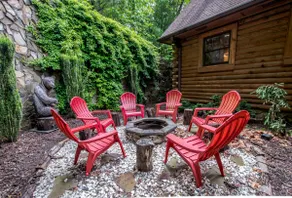 Stylish 3BR Log Cabin w/ Fire Pit | Near Trails | - Image 2