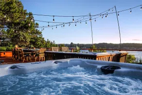 Deck w/Private Beach,HotTub,FirePit @pinpointstays - Image 3