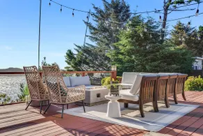 Deck w/Private Beach,HotTub,FirePit @pinpointstays - Image 5