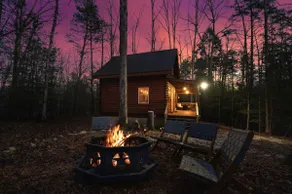 Luxury, Rustic Honeymoon Cabin —> HOT TUB <— BSF - Image 4